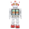 thumbnail image 2 of Robot Électrique en Métal, Robot Éducatif Motorisé Rétro Robot en Métal Rotatif Robot Électrique Marche et Figurines Rotatives Modèle pour Collection Adulte Cadeau Enfants, 2 of 8