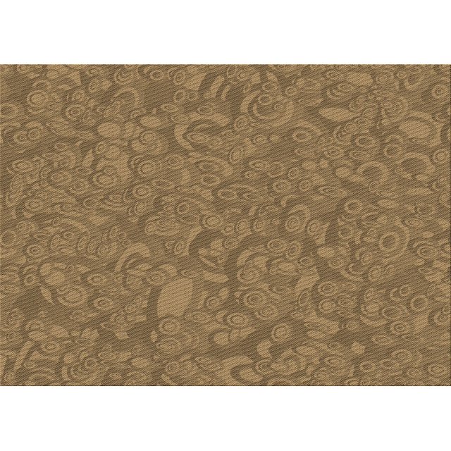 Ahgly Company Machine Washable Indoor Rectangle Transitional Saddle Brown Area Rugs, 4' x 6'