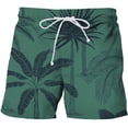 thumbnail image 1 of DPTALR Men Printing Breathable Seaside Vacation Beach Shorts Swimming Trunks, 1 of 2