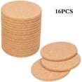 thumbnail image 2 of JIAIA Ensemble de 16 sous-Verres Absorbants Style Marbre en Liège avec Support, 2 of 4