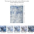 thumbnail image 2 of JV Home Area Rug Elegance Grey Blue 7'6"x10' Washable Carpet Anti Slip, 2 of 6