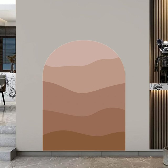 Elodie Autocollant Mural Arche Boho, Papier Peint PVC pour Chambre à Coucher