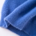 thumbnail image 4 of 2025 Chandail Doublé en Molleton pour Garçons Col Rond Manches Longues Chandail de Base Bleu, 4 of 7