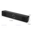 thumbnail image 2 of USB Sound Bar PC Lautsprecher with Cool LED Lights, 2 of 6