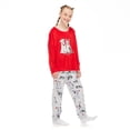 thumbnail image 4 of Justice Girls' Velour Fleece Pajamas 2-Piece Set, 4 of 6