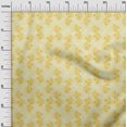 thumbnail image 2 of oneOone Silk Tabby Fabric Leaves & Floral Block Print Fabric By Yard 42 Inch Wide, 2 of 4
