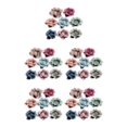 thumbnail image 3 of Transemion Charming Camellia Flower Heads for Stylish DIY Hair Accessories Multicolor 4.5cm 5Set, 3 of 6