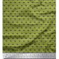 thumbnail image 1 of Soimoi Green polyester Crepe Fabric Stripe & Diamond Geometric Print Fabric by Yard 52 Inch Wide, 1 of 3