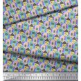thumbnail image 3 of Soimoi Purple Poly Georgette Fabric House Architectural Printed Fabric 1 Yard 52 Inch Wide, 3 of 5