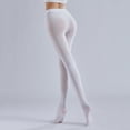 thumbnail image 5 of Ohufall Collants Opaques Doux Unis pour Femmes Collants pour Femmes avec Pieds, 5 of 5