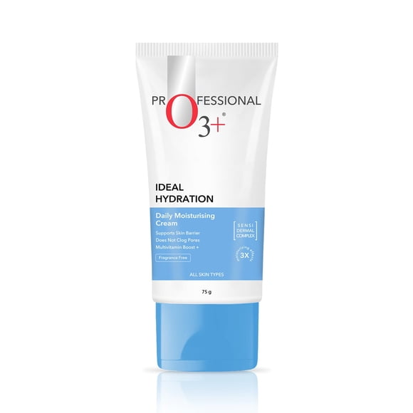 O3+ Ideal Hydration Barrier Repair Daily Moisturising Cream, 75gm