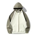thumbnail image 2 of WEAIXIMIUNG Mama Sweatshirt Plus Size 4X Womens Casual Long Sleeve Solid Knitting Ribbed Print Hoodie Sweatshirts with Pocket Matching Color Sweatshirts, 2 of 9