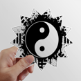 thumbnail image 1 of Eight Diagrams Taiji Yin-yang China Pattern Sun Vinyl Sticker Luggage Graffiti Flower Decal, 1 of 3