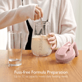 thumbnail image 4 of Momcozy Pichet à Lait Maternel, Résistant à la Chaleur et au Froid, aux Brusques Bascules de Température, Contenant de Rangement en Verre pour Lait Maternel Sans Fuite pour Réfrigérateur à Grand Ouverture, Rose, 4 of 6
