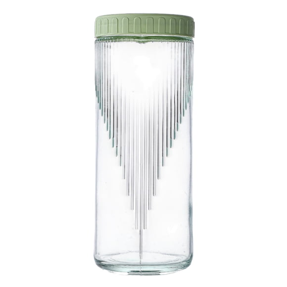 Glass Storage Jar with Lid – Stackable Paw-Shaped Design, Airtight Seal, Thick Transparent Glass, 20.3 x 8 cm / 13.5 x 8 cm / 8 x 7.4 cm