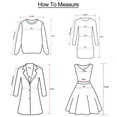 thumbnail image 4 of Women Punk Motorcycle Jacket Cropped Lapel Zip Front Coat Outerwear, 4 of 4