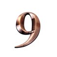 thumbnail image 2 of Vaidha Black Modern House Numbers Mailbox Numbers 0-9 Self-Adhesive Street Door Home Address Metal Numbers For Outside Or Inside Signs Easy Install, 2 of 3