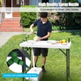 thumbnail image 4 of Costway Folding Fish Table Hunting Cleaning Cutting Camping Sink Faucet w/ Sprayer, 4 of 10