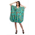 thumbnail image 2 of Moomaya Robe Courte de Caftan de Plage, Robe de Couverture Imprimée, Kaftan pour Femmes, Tenue de Plage, Couverture, 2 of 4