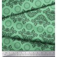thumbnail image 3 of Soimoi Poly Georgette Fabric Floral & Damask Ethnic Decor Fabric Printed Yard 42 Inch Wide, 3 of 3