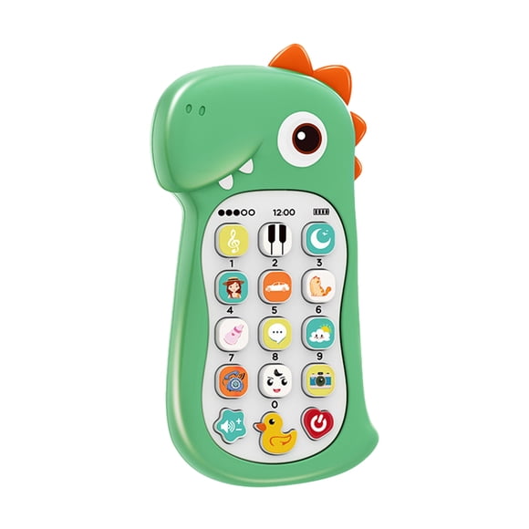TIELUTT Téléphone Cellulaire pour Bébé Dinosaure Jouet Téléphones Factices Jouets pour Garçon et Fille Anniversaire Jouet Musical pour Apprentissage Précoce Livres Évaluation Éducation Inégalité Éducation Livres d'Enseignement Supérieur Livre Précoce