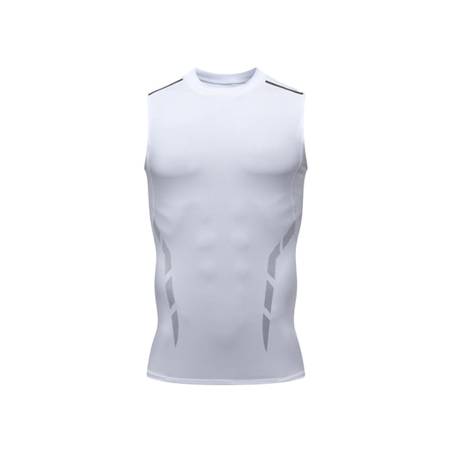 Compression Shirt Men Tank Top Undershirt Slimming Body Shapewear Tummy Control Athletic Sleeveless Shirts