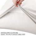 thumbnail image 4 of PiccoCasa 100% Cotton Body Pillowcases Soft Envelope Closure Isabelline 20"x54", 4 of 7