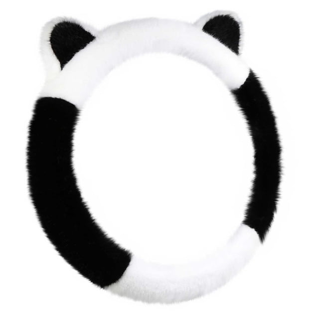 TopLLC Car Steering Wheel Cover Handle Cover Steering Wheel Not Stretch No Inner Ring Ears wheel cover