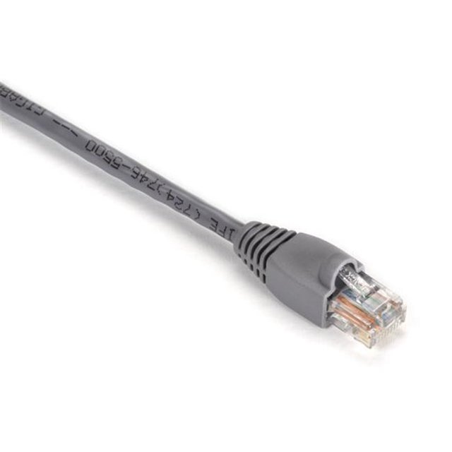 GigaBase 350 CAT5e Patch Cable - Bottes Sans Accroc&44; Gris - 10 ft.