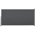 thumbnail image 1 of Outsunny 118" x 63" Retractable Side Awning Folding Privacy Screen Grey, 1 of 10