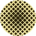 thumbnail image 1 of Ahgly Company Tapis Rond Lavable en Machine Intérieur Transitionnel Marron, 3 Pieds Rond, 1 of 7
