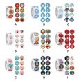 thumbnail image 4 of kurtrusly Christmas Themed Seal Labels Envelope Round Stickers Self-Adhesive Scrapbooking DIY Craft Gift Wrapping Decor, Type 2, 4 of 7