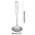 thumbnail image 2 of Mini Stainless Steel Cooking Set, EDHITNR 304 Polished Ladle Slotted Spoon Turner, Compact Space Saving Kitchen Utensils for Small Kitchens Picnic Lunch, 2 of 4