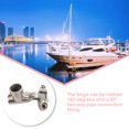 thumbnail image 3 of stanreset Boat Stainless Steel Swivel Fittings Tube Top Hardware Base Hand Rail Handrail Yacht Professional Connector Adapter, 3 of 6