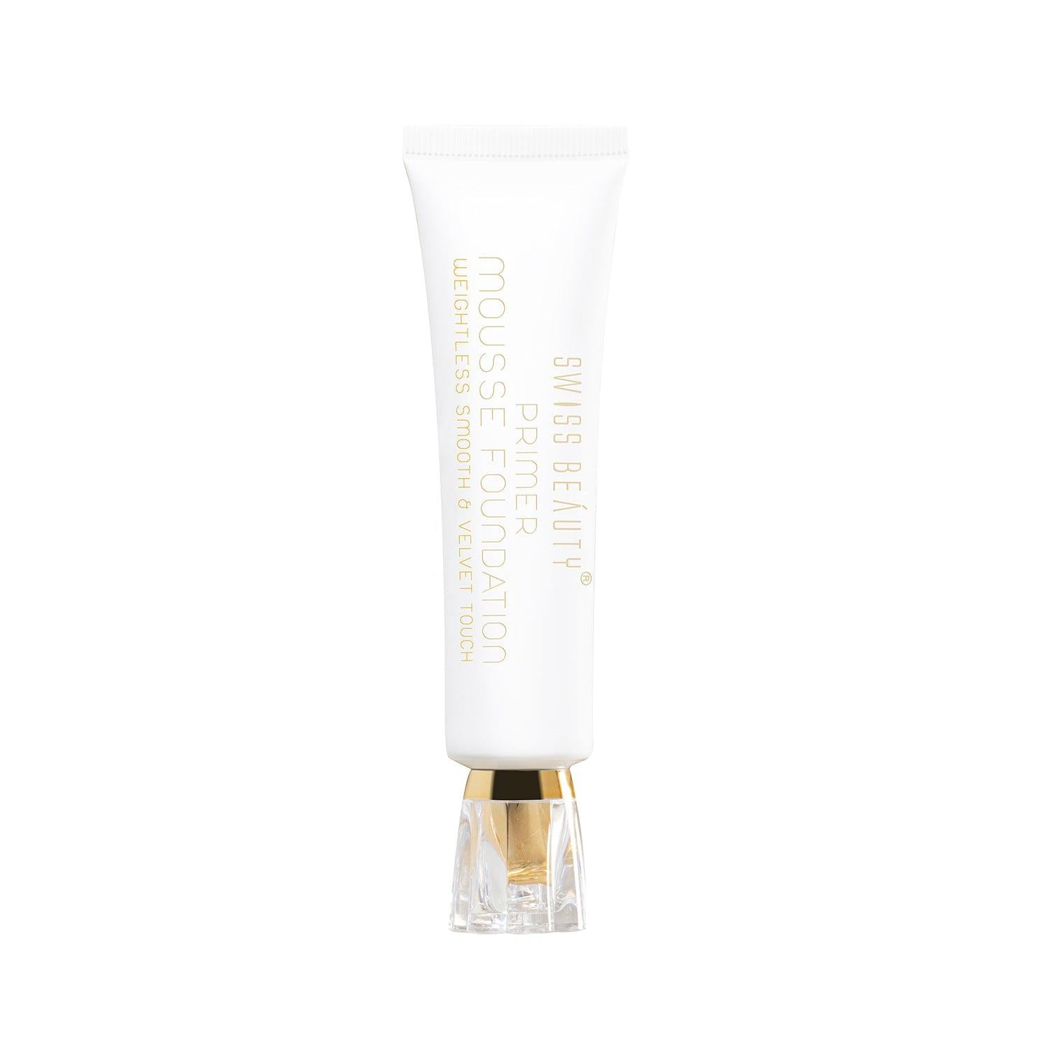 SWISS BEAUTY Primer Mousse Foundation Weightless Smooth & Velvet Touch, Face MakeUp, Rose Blush, 30ml