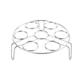 thumbnail image 2 of Cuiseur Vapeur en Acier Inoxydable pour Œufs - Cuiseur Vapeur Polyvalent pour la Cuisine - Grille Vapeur Durable pour Légumes Et, Argent, JKODE, 2 of 6