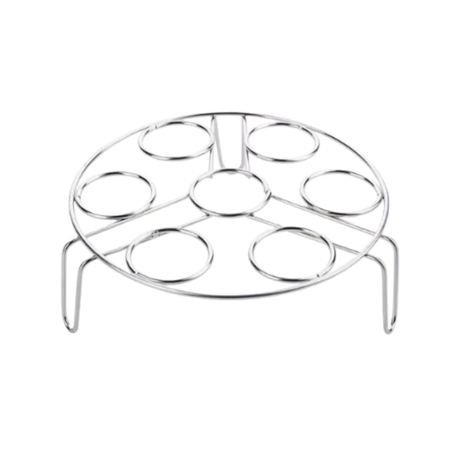 Cuiseur Vapeur en Acier Inoxydable Support de Cuisson à la Vapeur pour Oeufs en Acier Inoxydable Support en Acier Inoxydable