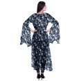 thumbnail image 4 of Moomaya Cardigan Long en Georgette Imprimée pour Femmes, Vêtements de Plage, Cache-Maillot, 4 of 5