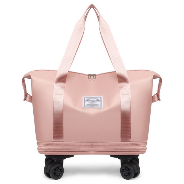 Large Capacity Travel Bag with Wheels, Universal Wheel Removable, Expandable Foldable Duffle Bag