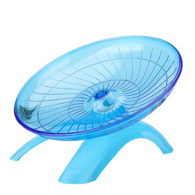 tredstone Plastic Exercise Wheel For Hamsters Hedgehogs No Noise Interactive Blue