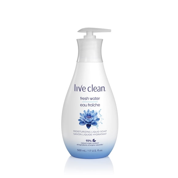 Live Clean Fresh Water Liquid Hand Soap