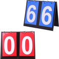 thumbnail image 1 of facefd 2 Pcs Tableau de Score Portable 00-99 Tableau de Score pour Flip Tableau de Score pour Volleyball Basketball Tennis de Table (Bleu et Rouge), 1 of 6