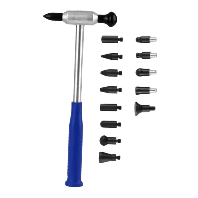 jinwen Car Dent Repair Leveling Hammer Professional Effective Dent Removal Hammer 16 PCS