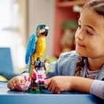 thumbnail image 3 of LEGO Creator 3 in 1 Exotic Parrot Transforms to Frog or Fish 31136 Colorful Animal Figures Building Toy, Christmas Gift Idea for Creative Kids Ages 7 and Up, 3 of 6
