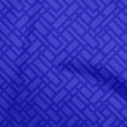 thumbnail image 1 of oneOone Georgette Viscose Dark Blue Fabric Geometric Craft Projects Decor Fabric Printed By The Yard 42 Inch Wide, 1 of 4