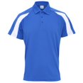 thumbnail image 1 of AWDis Just Cool Mens Short Sleeve Contrast Panel Polo Shirt, 1 of 2