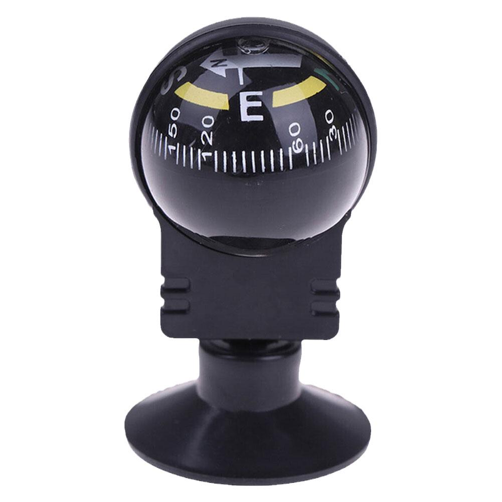 Black Plastic Car Bubble Level Ball Compass Dashboard Direction ...