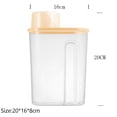 thumbnail image 2 of Wzzjkit Food Storage Containers with Lids Kitchen Multi-grain Storage Tank Food Dry Goods Storage Box Plastic Sealed Tank Proof Insect-proof Tank Cereal Containers Storage, 2 of 2