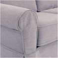 thumbnail image 5 of OSP Home Furnishings Ashton Slipcover Round Arm Chair, Grey, 5 of 5