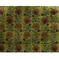 thumbnail image 4 of oneOone Tissu Viscose Georgette Feuilles & Floral Imprimé Bloc Tissu BTY 42 Pouces de Large, 4 of 4